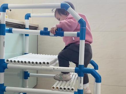 二合一学习塔教程。#是时候展现真正的技术了 #动手动脑 #给宝宝做玩具