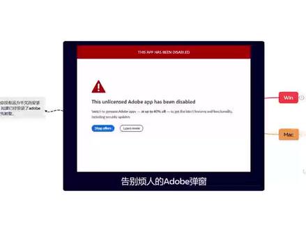 告别烦人的Adobe弹窗#弹窗