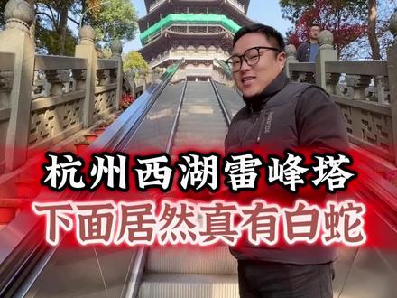 雷峰塔下面真的有一窝白蛇 #白蛇传 #雷峰塔 #杭州西湖