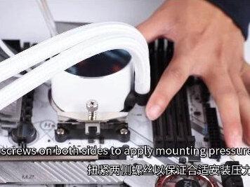 电脑组装硬件 水冷安装教程系列 AMD平台利民水冷安装教程 #AMD平台 #电脑组装 #水冷安装 #水冷主机 #电脑安装教程#组装电脑 #diy电脑
