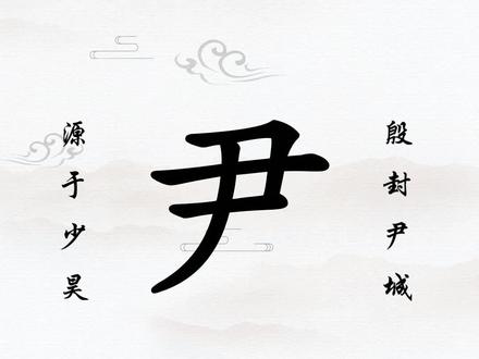 百家姓起名,少昊后裔:尹姓#起名 #取名 #百家姓