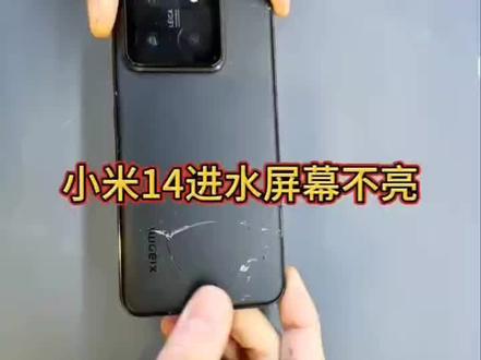 小米14进水屏幕不显示维修,手机有振动,屏不亮#小米手机进水维修 #小米手机维修