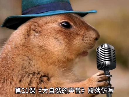 《大自然的声音》仿写
三年级上册语文21课