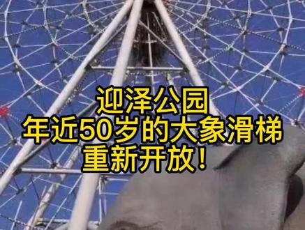 你还记得儿时太原迎泽公园的大象滑梯吗?#新闻