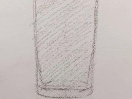 素描质感练习之玻璃杯画法#素描 #手绘 #画画 #教程 #点亮我的思维火花 @抖音小助手