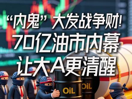 “内鬼”大发战争财! 70亿油市内幕 让大A更清醒 #财经 #股票 #A股 #股市 #a股散户联盟