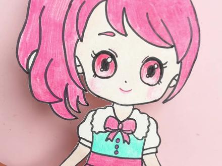 今天画乐美吧!#跟着抖音学画画 #简笔画 #乐美简笔画 @抖音小助手