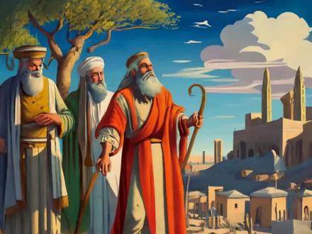 亚伯拉罕来到应许之地 #英语 #新概念美语 #看动画学英语 #留学美国