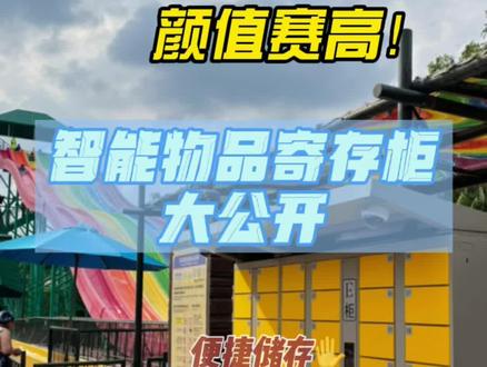 #智莱科技 #智能寄存柜 #欢乐谷 #玛雅海滩水公园 夏天到啦!一起去水上乐园玩吧!