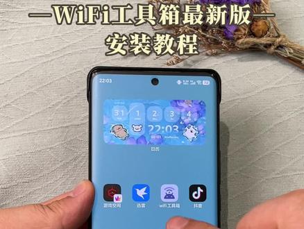 《冰冷小帅》下载WiFi工具箱最新版教程跟着学,自动优化信道降低网络延迟,内置密码本地 #wifi密码查看器#wifi密码如何查看#wifi密码#wifi