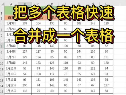把多个表格合并成一个表格,对多个顺序不同的表格如何合并成一个表格,使用合并计算合并多个表格到一个表格#office办公技巧 #办公技巧 #excel教学 #0基础学电脑 #文员零基础入门教程