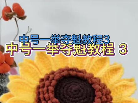 中号一举夺魁教程3#钩针编织 #一举夺魁 #高考