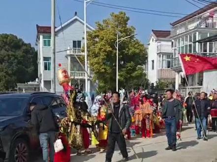 迎马灯、过新年、好运连连,马上有钱,龙马精神,马到成功,马年大吉#家乡习俗 #高淳游子山小马灯