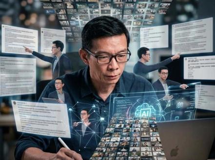 57岁22个账号一天1000条视频 57岁严军靠AI日更1000条视频!22个账号坐拥800万粉丝,他不仅克隆了声音,还用40个智能体解决售后。核心不在工具而是行业洞察。你觉得创业跟年龄有关吗?#短视频运营 #AI创业 #数字人 #内容变现 #秦刚