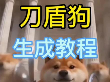 最近这个刀盾狗超火的,教大家怎样用AI一键生成#我的AI分身杀疯了 #AI分身戏精大赛 #即梦ai