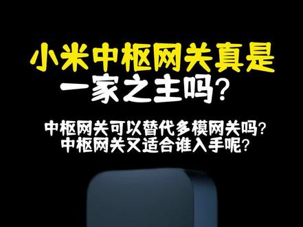 【新知】小米中枢网关真是一家之主吗,你知道他和百来元的多模网关到底有什么区别吗?价格高了3倍的他真的适合入手吗?#全屋智能#网关#小米中枢网关 #小米多模网关