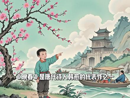 古诗《晚春》(韩愈)赏析 《晚春》是唐代诗人韩愈的代表作之一,出自《游城南十六首》组诗。以生动的笔触描绘了暮春时节的盎然生机,蕴含着珍惜时光、积极进取的哲理,是咏春诗中“以理趣胜”的典范。原文。
草树知春不久归,百般红紫斗芳菲。
杨花榆荚无才思,惟解漫天作雪飞。
译文。
花草树木似乎知道春天就要过去了,于是用各种鲜艳的色彩争奇斗艳。杨花和榆荚没有美丽的颜色,只能像雪花一样漫天飞舞。
作者背景。
韩愈是唐代古文运动的领袖,提倡 "文以载道"。他的诗风雄健奇崛,这首《晚春》却以清新活泼的风格展现了对自然的细腻观察,体现了他 "以文为诗" 的创作特点。
这首诗通过平凡的晚春景象,传递了积极向上的人生态度,适合小学生在感受诗意的同时,领悟 "天生我材必有用" 的道理。
创作背景。
此诗为《游城南十六首》中的一首,诗题一作“游城南晚春”,可知乃春游郊外时所作。钱仲联《韩昌黎诗系年集释》系此诗于唐宪宗元和十一年(816)。此时韩愈已年近半百。
赏析。
"草树知春不久归" 赋予草木人的意识,仿佛它们能感知春天的脚步,主动用 "百般红紫" 挽留春天。"杨花榆荚无才思" 将杨花榆荚比作没有才华的人,但 "惟解漫天作雪飞" 又赞美了它们即使平凡也要努力绽放的精神。
鲜艳的花草与朴素的杨花榆荚形成对比,暗示每个人都有自己的价值:无论是否出众,都应尽力展现生命的活力。
"斗芳菲" 的热闹与 "漫天雪飞" 的轻盈,共同构成了晚春的独特美景,告诉我们珍惜当下的重要性。
成语积累。
争奇斗艳、昙花一现、生机勃勃、转瞬即逝。
《晚春》以20字浓缩生命哲思,既是对自然规律的敏锐捕捉,更是韩愈“文以载道”思想的诗意呈现。