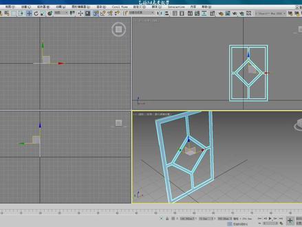 3dsmax绘制窗花简单画法#3dsmax教程 #零基础学3dmax到精通 #3dsmax效果图 #室内设计培训