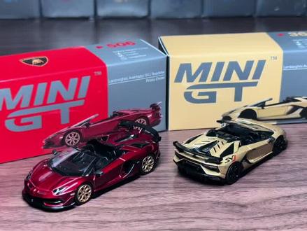 MiniGT 363、506号 兰博基尼 aventador SVJ 敞篷#小比例车模 #汽车模型 #MiniGT #兰博基尼svj