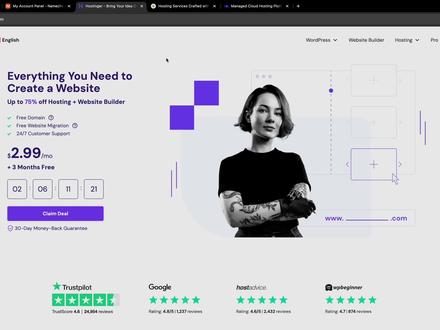 必收藏!从0-1,简单4步搭建网站 搭建网站的方式多种多样,本教程内容给大家一步步实践“Hostinger服务器 + WordPress建站”,也就是使用hostinger的服务器,利用wordpress搭建和管理网站。无论你是想搭建独立站、个人portfolio网站等,都可以使用本教程。
本网站搭建教程内容包含:
1. 什么是hostinger?
2. hostinger适用人群
3. hostinger注册购买
4. WordPress网站搭建
5. 独立站DNS解析
6. 独立站Https设置
如果你更喜欢文字版内容,请跳转到我的个人网站里关于本视频内容的帖子进行浏览: https://michaelseo.com/making-a-wordpress-website-with-hostinger-server/
#独立站搭建 #独立站建站 #wordpress外贸建站 #wordpress建站#网站搭建教程