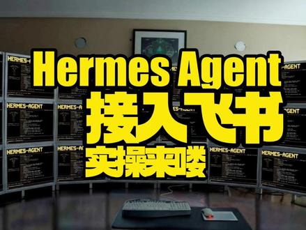 爱马仕接飞书他来了 来喽!爱马仕怎么接飞书!#Hermes #openclaw #AI #飞书 #AI创业
