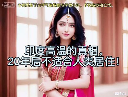 印度高温真相,20年后不适合人类居住,三哥分裂倒计时开始! #印度高温#喜马拉雅山#印度#热穹顶#恒河