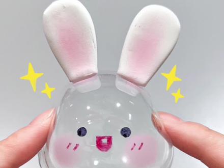 翻车n次,终于用纳米胶做出兔子捏捏啦!解压! #创作灵感 #手工diy #捏捏乐 #解压 #纳米胶