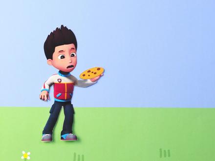 汪汪队立大功莱德和小猪佩奇爸爸的巨型饼干 #小猪佩奇 #简笔画 #定格动画 #汪汪队立大功