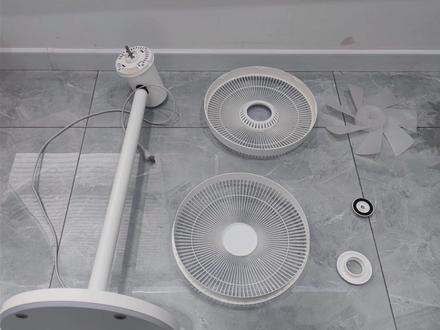 小米落地扇清洗拆卸教程!#智能家居#装修