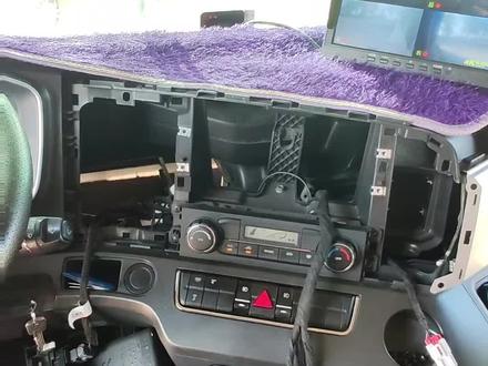 江淮格尔发A5X安装大屏导航配四路监控、货车导航配四路监控