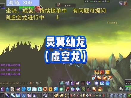 灵翼幼龙(虚空龙)#魔兽世界怀旧服