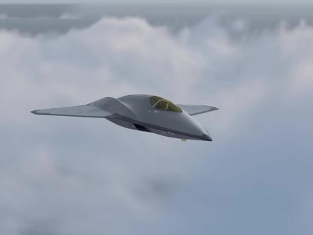 这是洛克希德设计的六代战机概念被称之为下一代空中优势战斗机 #科普#科技#武器#飞机#纪录片#未解之谜