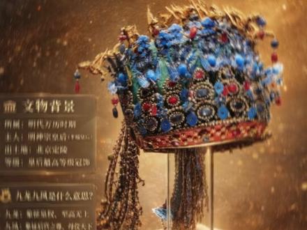 用拼豆拼九龙九凤冠 国家博物馆的国宝,用拼豆拼出来是什么体验?#拼豆 #花毛的拼豆世界 #九龙九凤冠
