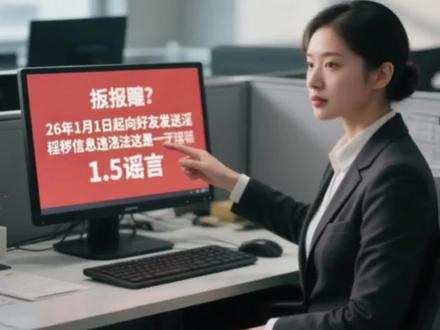 辟谣,26年1月1日起向好友发送淫秽信息违法这是一谣言。#法律科普 #辟谣 #治安管理处罚法新规 #网络违法 #干货分享