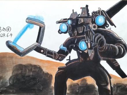 帅气的泰坦监控人 #画画 #一起学画画 #手绘 #画渣日常 #绘画