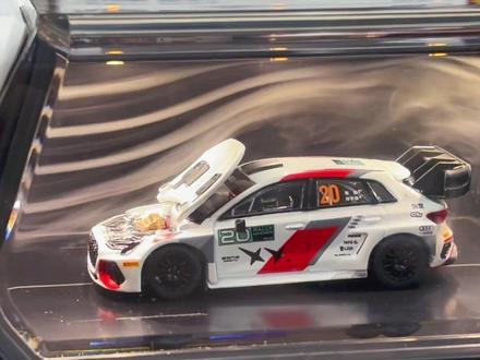 看了电影才知道!拓意《飞驰人生3》同款小车风洞测试! #飞驰人生3 #拓意 #小比例车模 #奥迪a3 #合金车模