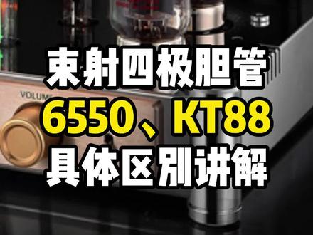 束射四极管6550和KT88到底有何区别?#音响 #胆机 #电子管功放 #发烧hifi #发烧音响 @DOU+小助手