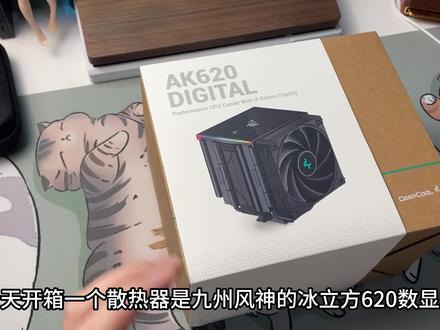这散热器帅啊!九州风神冰立方620#DIY #台式机 #散热器 #风冷 #九州风神