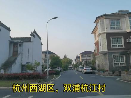 车子开在杭州双浦农村,环境优美,家家独栋庭院,网友:梦中情村#新农村 #杭州 #杭州双浦 #美丽乡村