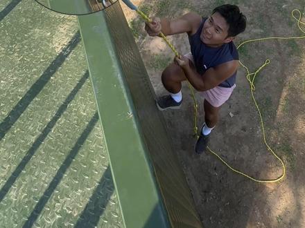 没有那么多人,自己来吧! #爬墙