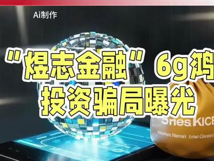 “煜志金融”6G鸿蒙投资骗局曝光