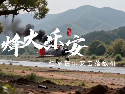 烽火乐安3——红军在乐安击落敌机 #苏区 #革命故事 #江西乐安 #AI 1932 年 8 月中旬,轰轰烈烈的乐安战役正式打响了。
攻打乐安的那一天,敌人派出飞机前来盘旋袭扰、侦察助阵,谁也没想到,我们红军竟然当场打下了一架敌机。要知道,在当时的中央苏区,能用普通步枪击落敌机,可是一件破天荒的新鲜事,全军上下的战士们心里都别提多高兴、多振奋了。
立下这份大功的,正是红二十二军六十五师五连的班长王根生。战役打响后,王根生带着几名战友,悄悄隐蔽在乐安城外茂密的樟树下,手握老旧的 “汉阳造” 步枪,时刻紧盯天上敌机的动向。
那时敌军飞行员陈志伦、周纵云,驾驶着两架飞机赶来给被围困的敌军助战。他们仗着有空中优势,飞得格外低矮嚣张,肆意在红军阵地上空盘旋。可谁也没料到,正是因为飞行高度太低,给了我们可乘之机。王根生和战友们沉着瞄准,果断开枪,流弹精准打中了敌机的发动机。
受损的飞机再也无法平稳飞行,一路摇摇晃晃,最后迫降在了马迹潭一带。飞机落地后我们上前查看,机上一共有两名飞行员,其中一位名叫周纵云,左脚脚踝受了重伤,根本动弹不得。
谁能想到,没有先进防空武器的红军,凭着一身胆识、过硬枪法和默契配合,就用普通步枪创造了战场上的奇迹,在乐安大地上留下了一段广为流传的红色佳话。