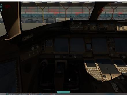 波音777-300冷舱启动、fmc设置讲解 #飞机 #模拟飞行