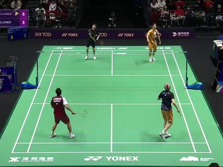 真玩嗨了???天王杯表演赛:石宇奇乔纳坦vs赖浩俊拉尼尔#天王杯 #石宇奇 #乔纳坦 #林丹 #赖浩俊