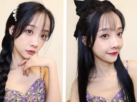 四款甜美少女编发,斩男必学😎#发型 @DOU+小助手