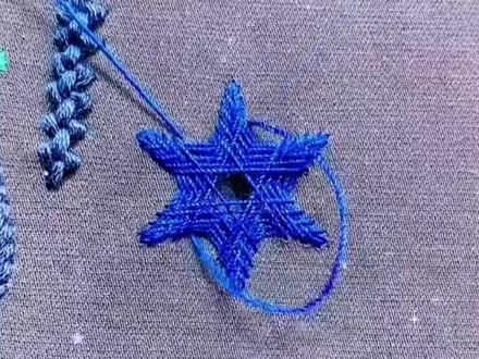 慢动作教程六角星#小妙招 #创意缝补#喜欢这个就点点关注吧