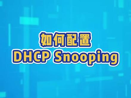 如何配置DHCPSnooping#干货 #网络工程师 #网络安全