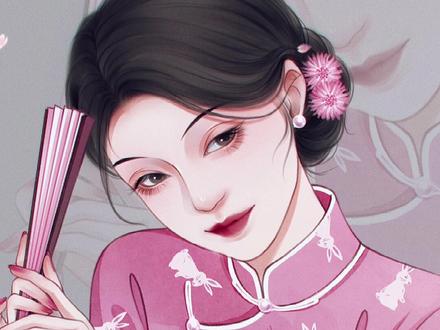 江南水乡在逃大家闺秀#民国美女 #叶里仙瑶 #仙瑶旗袍挑战 #ipad绘画