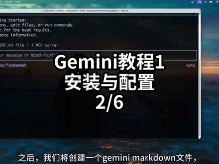Gemini教程1安装与配置-2/6#AI编程 #Agent #Gemini