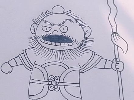 #简笔画 #创作灵感っ #创意简笔画 简笔画张飞😜